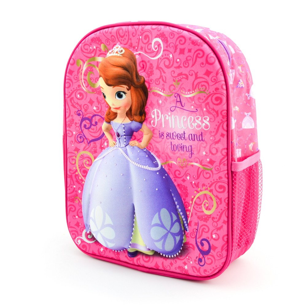 Ghiozdan Princess Sofia 3D pentru gradinita - imagine 4